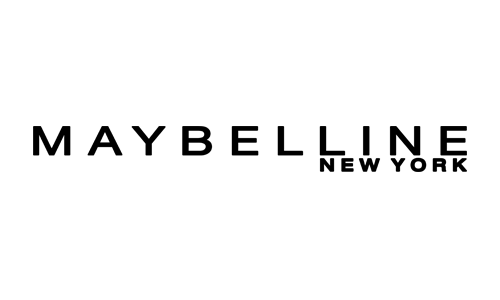 Logo de la marca 'MAYBELLINE New York', reflejando su conexión con la vibrante energía y el estilo urbano de la Gran Manzana.